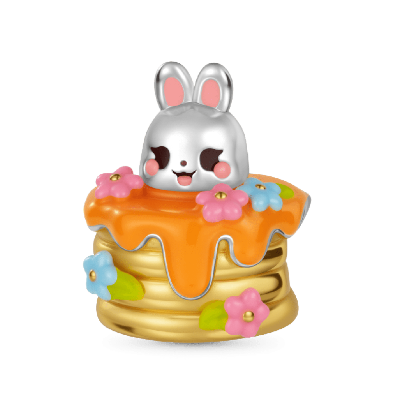 Charm De Pancake De Conejo Dulce