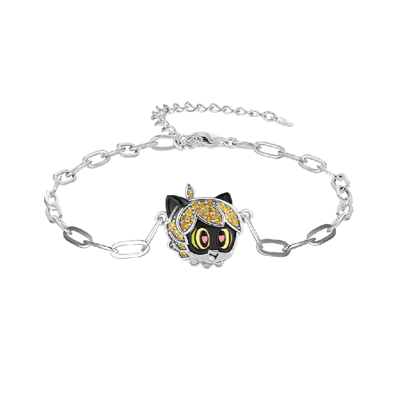 Pulsera de Cadena de Cat Noir