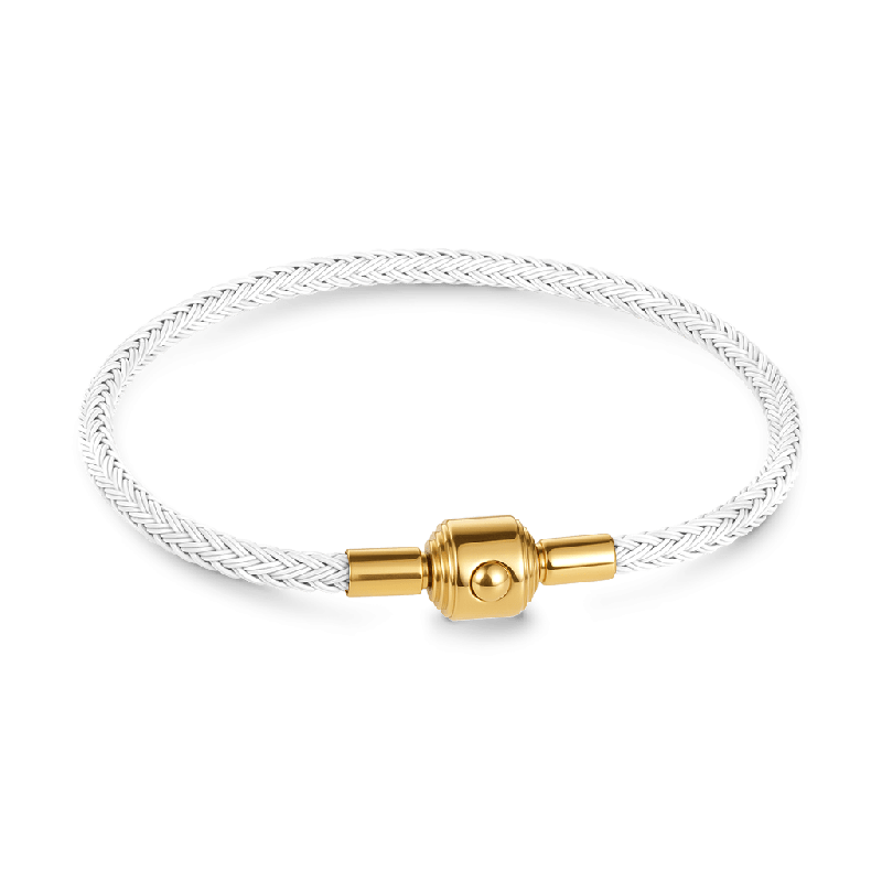 Pulsera Básica Snap Blanca