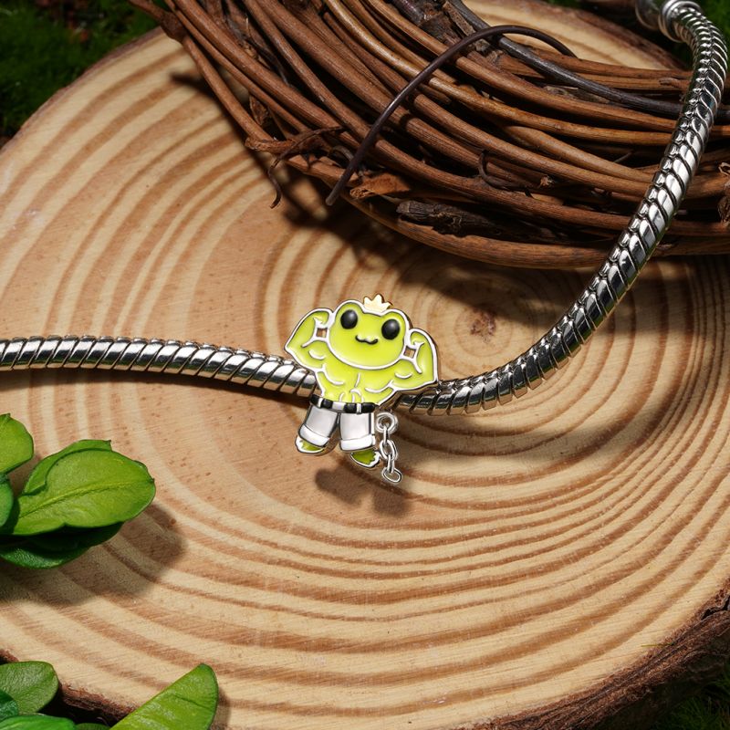 Charm de Clip Rana Musculosa