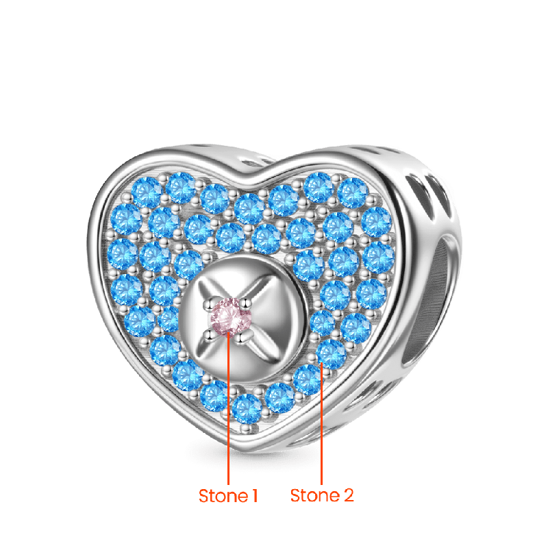Charm Corazón Enroscado