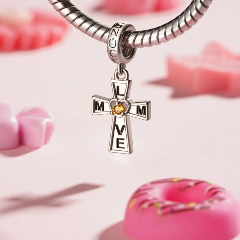 Colgante Cruz Amor Mamá