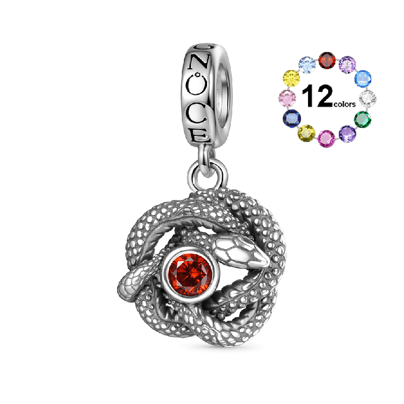 Colgante de piedra de nacimiento de serpiente