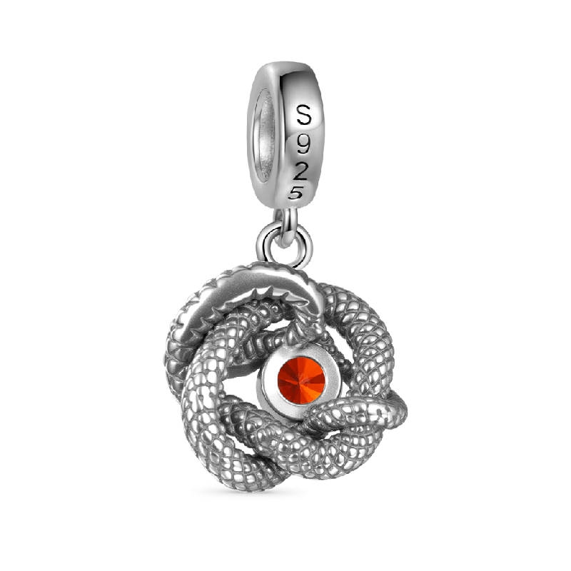 Colgante de piedra de nacimiento de serpiente