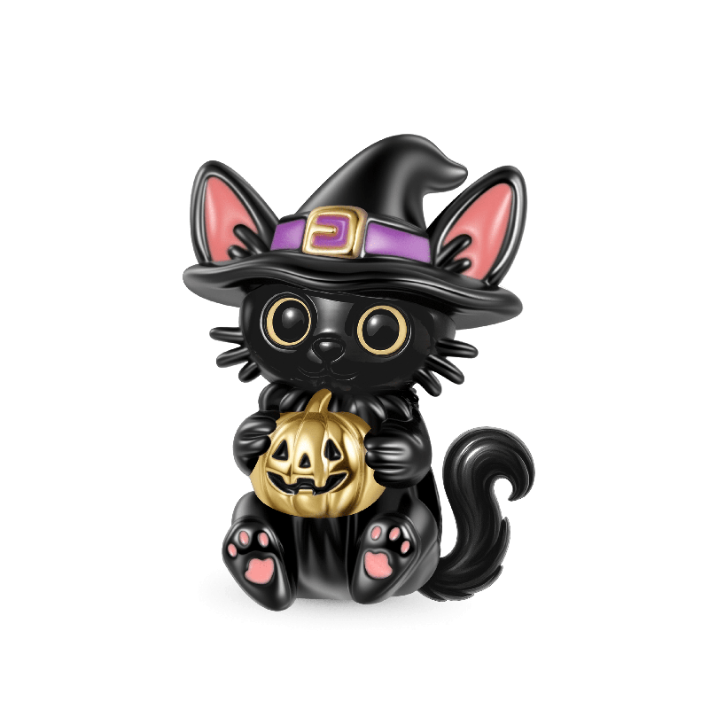 Charm Gato Negro Mago