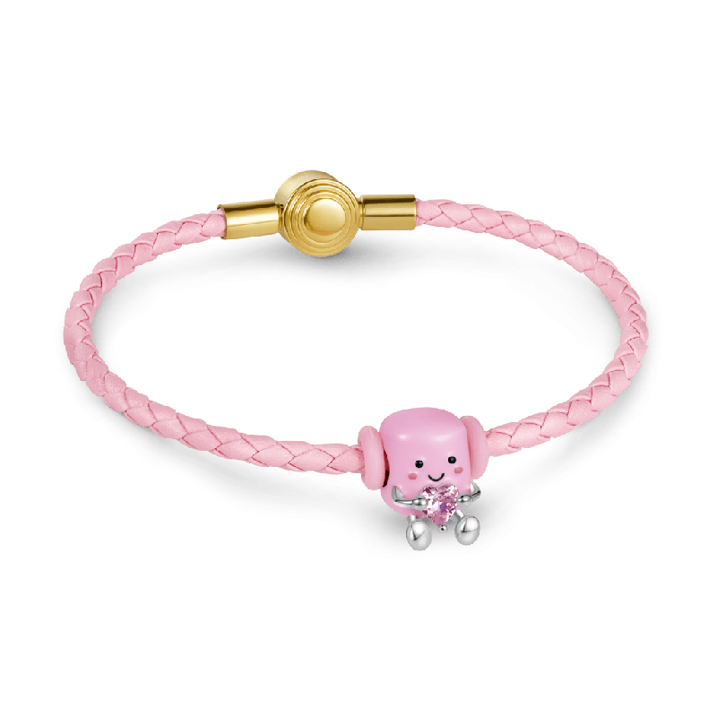 Pulsera Básica Rosa Snap