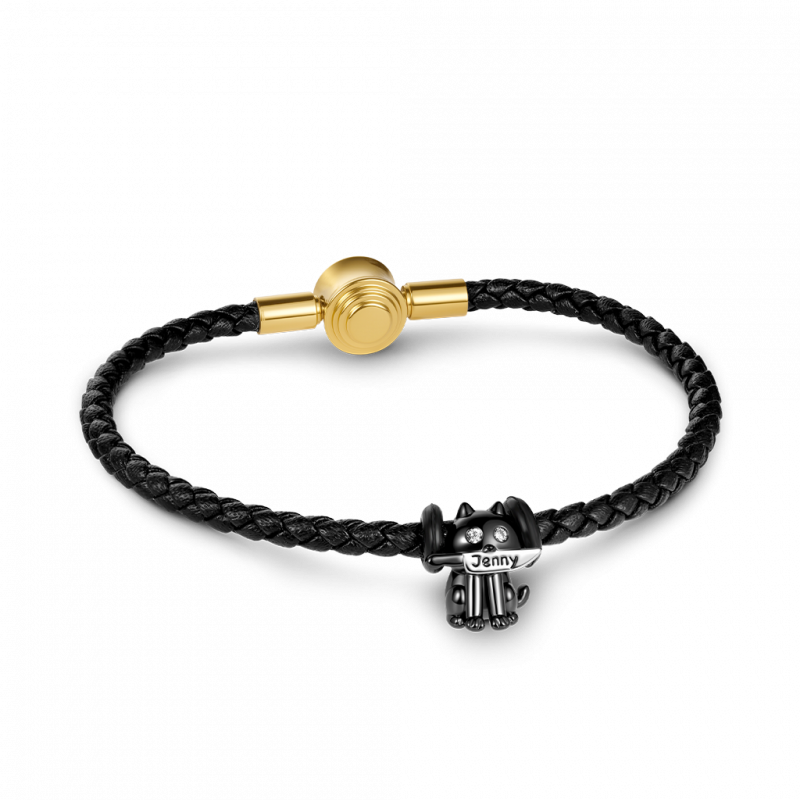Pulsera Básica Negra Snap