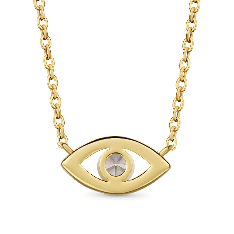 Collar Ojo Turco en Oro Macizo 14K/10K