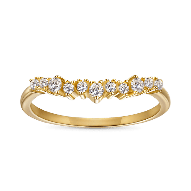 Anillo con Piedras en Oro Macizo 14K/10K