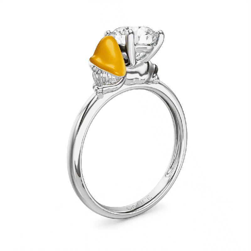 Anillo Hada Margarita en Oro Macizo