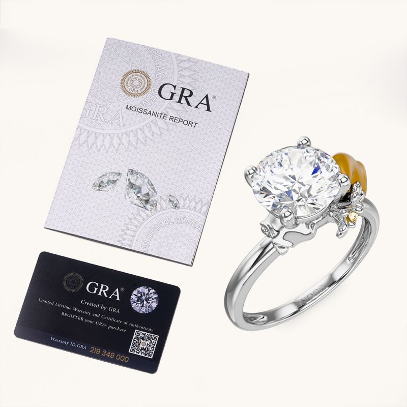 Anillo Hada Margarita en Oro Macizo