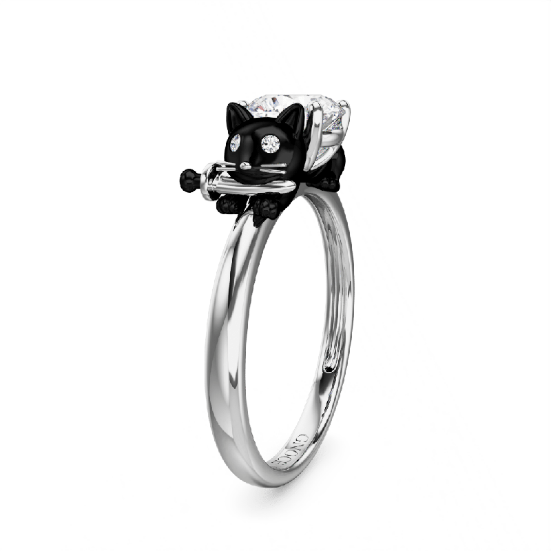 Anillo Gato Negro