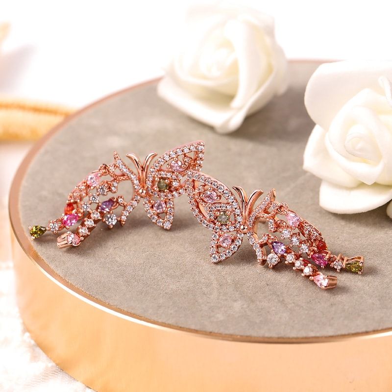 Pendientes De Gota De Mariposa
