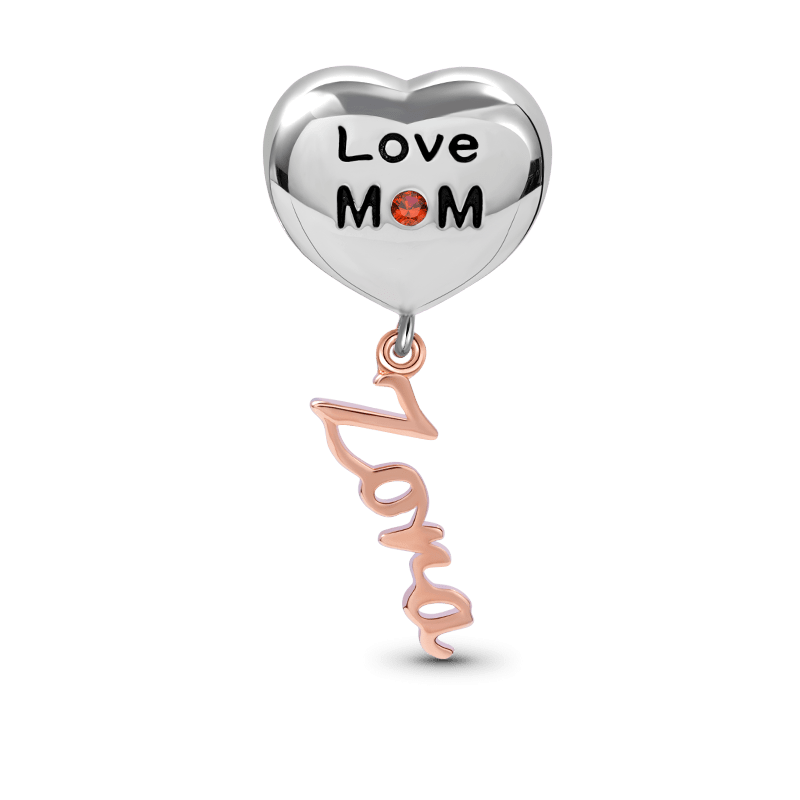 Colgante con el nombre de la madre del amor